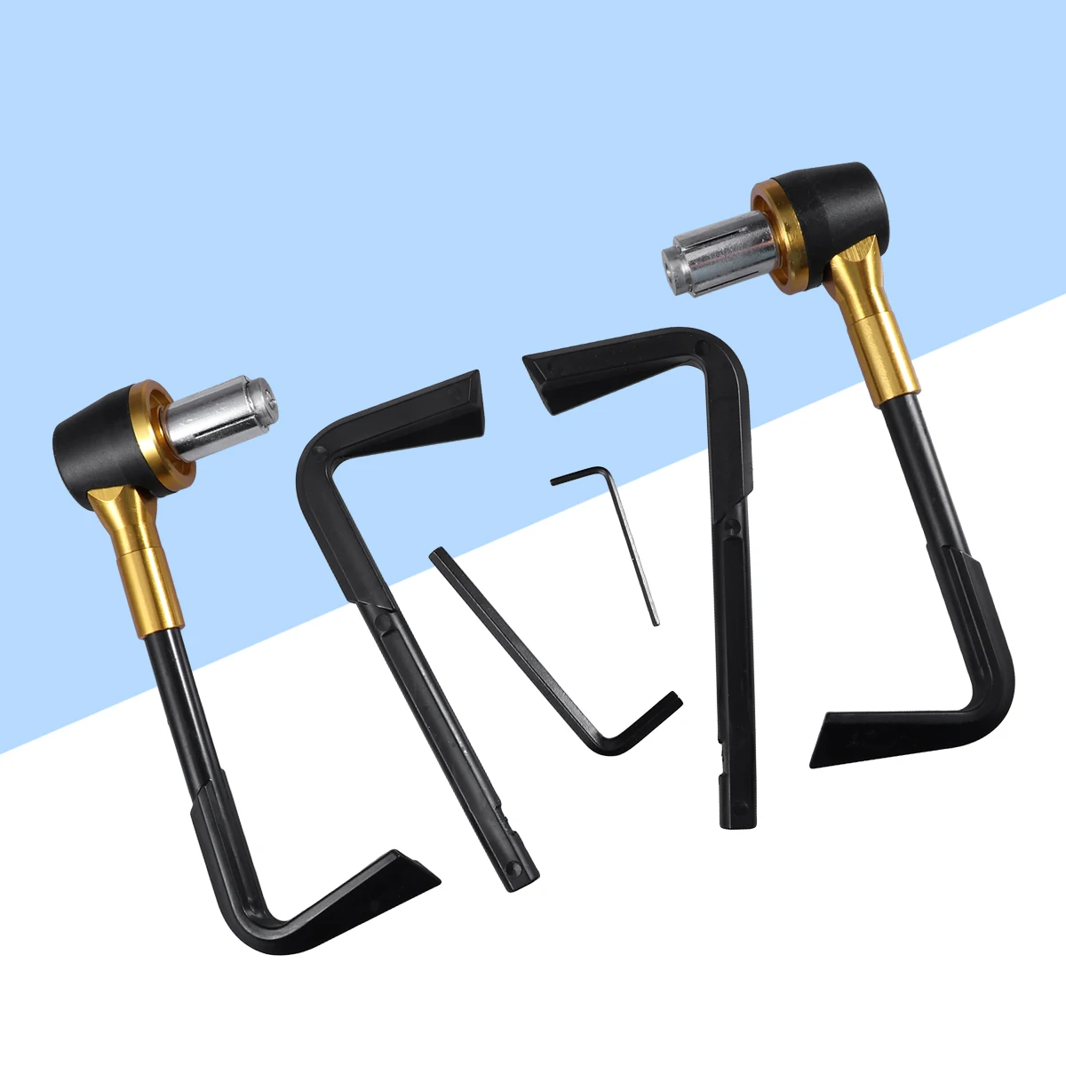 

CNC Aluminum 7/8 Inch Handlebar Hand Grips Non Slip Brake Motorcycle Brake Lever Protector Lever Protector Plug Street Safety