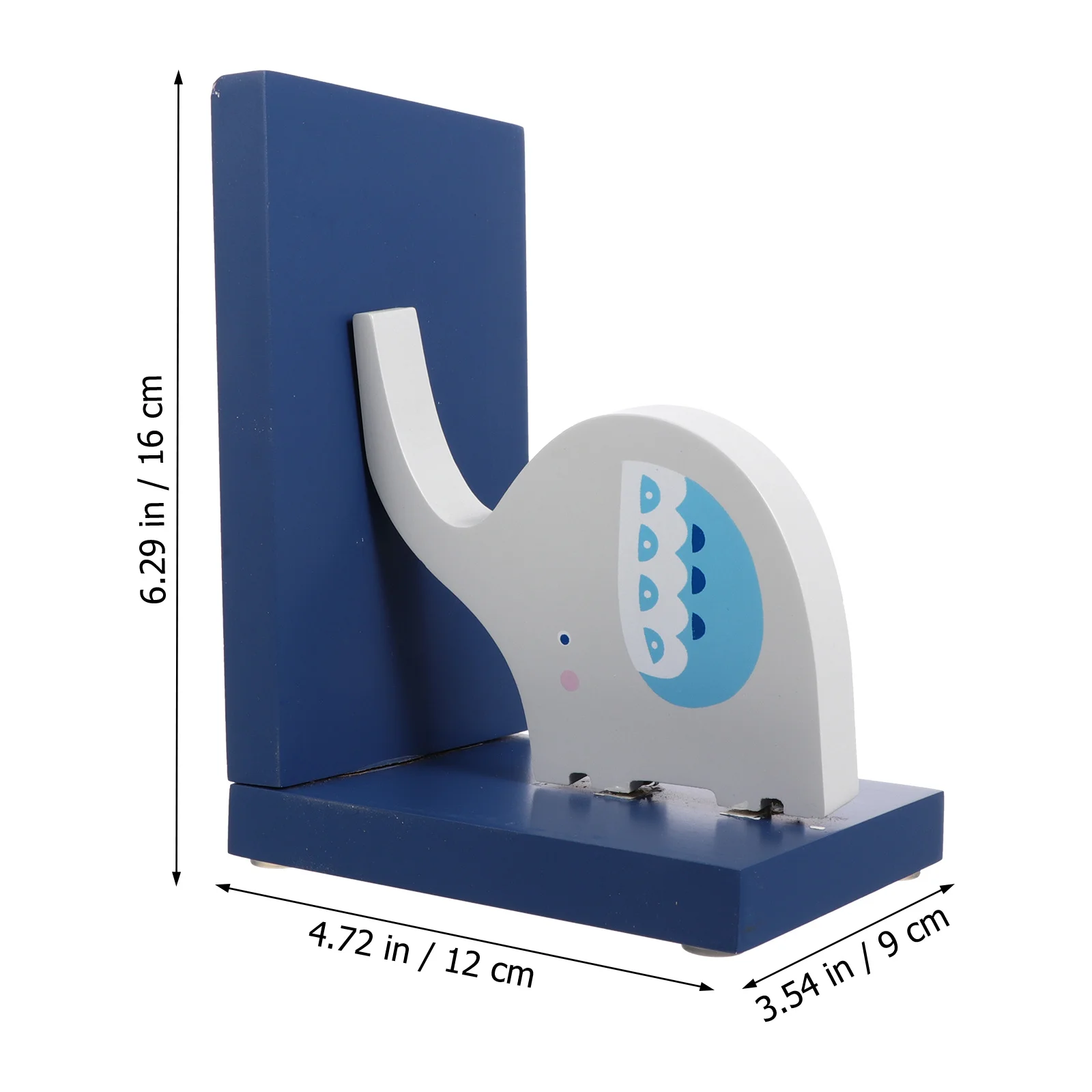1 paio di fermalibri per animali in legno, fermalibri per libri di cartoni animati, per scaffali, decorazioni per la casa, per ufficio, supporti per libri in legno, organizzatori