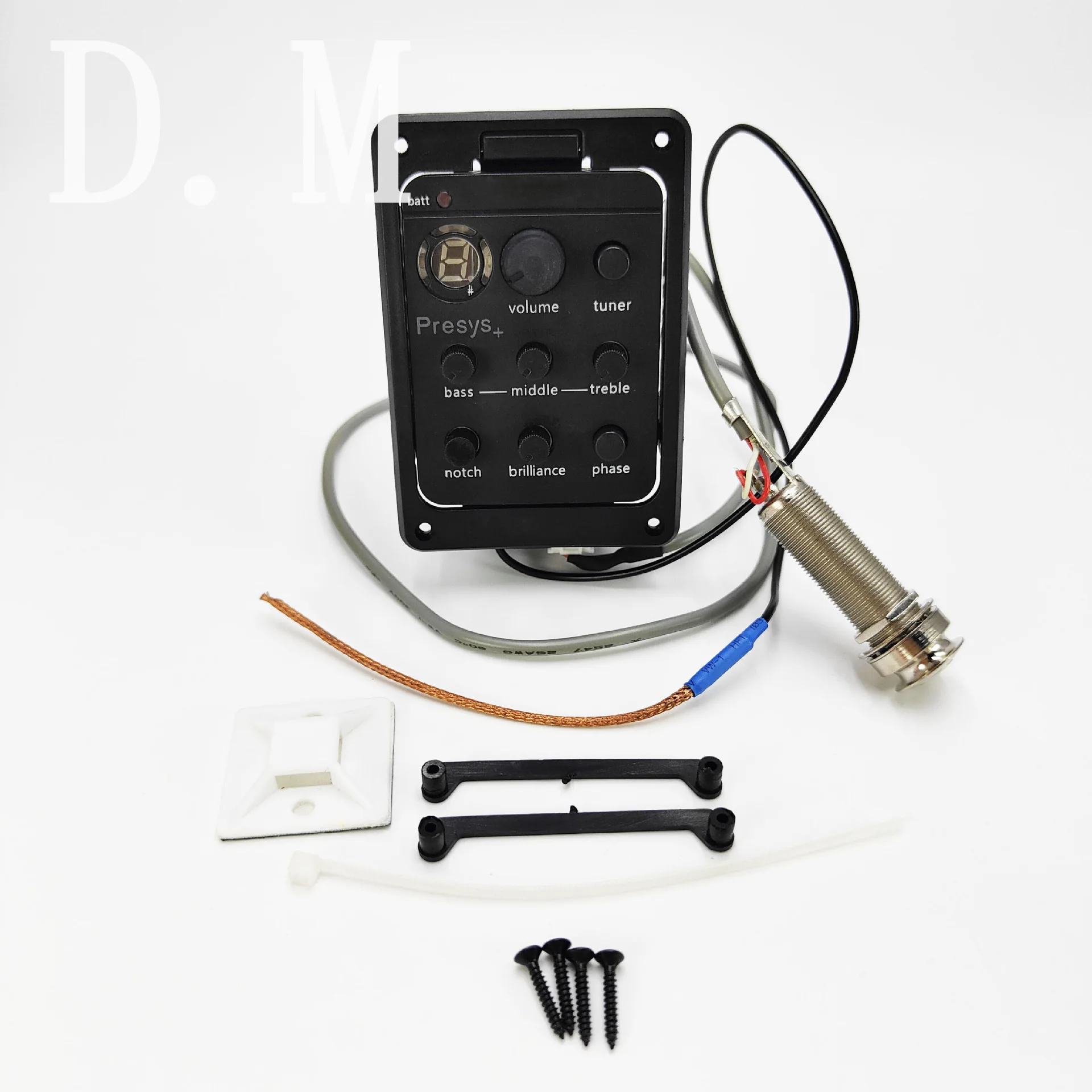 

Fisherman folk acoustic guitar pickup EQ electric box equalizer pickup LCD tuning Presys+201
