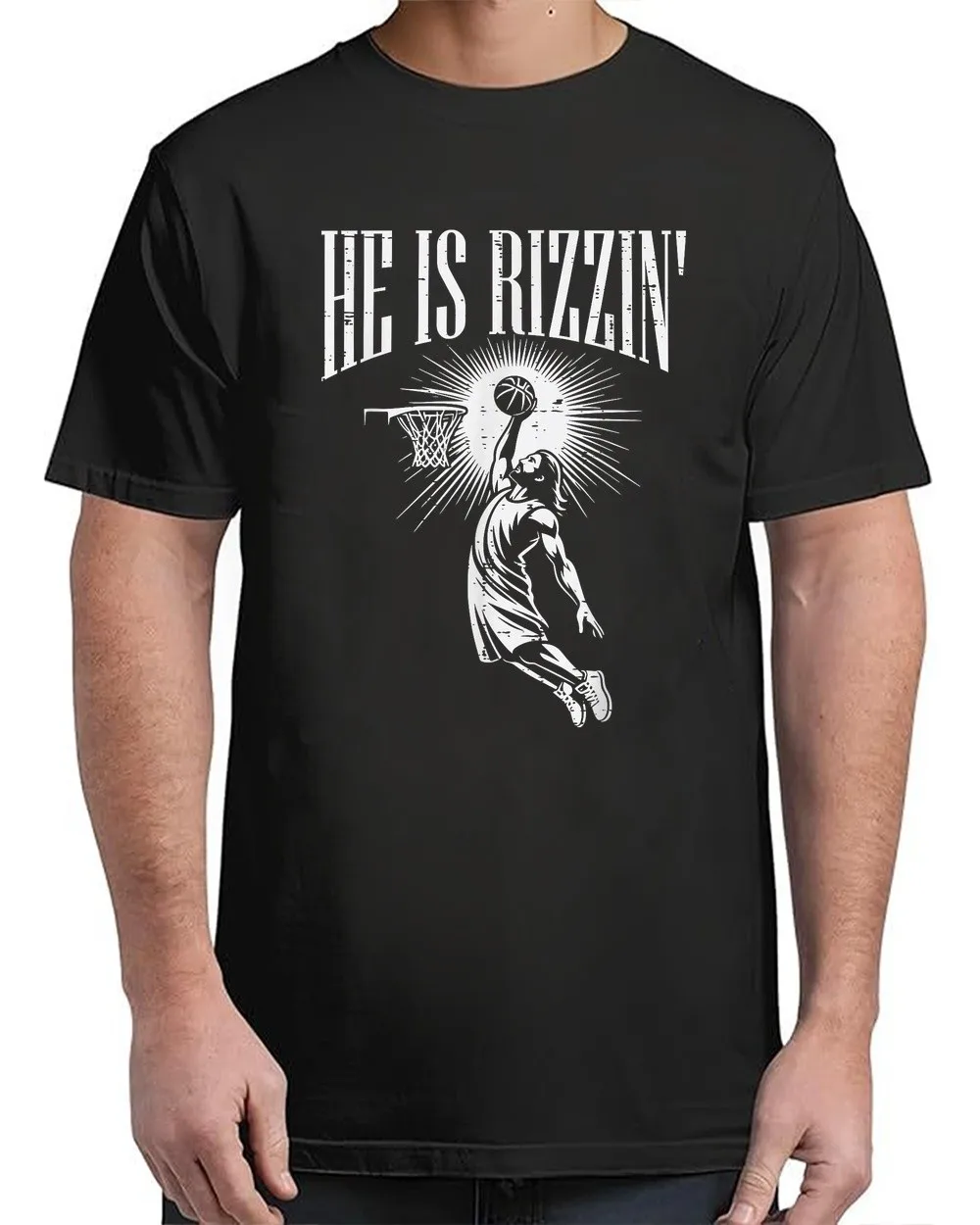Easter Is Rizzin Christian Religious Funny Adult S-4XL T-Shirt