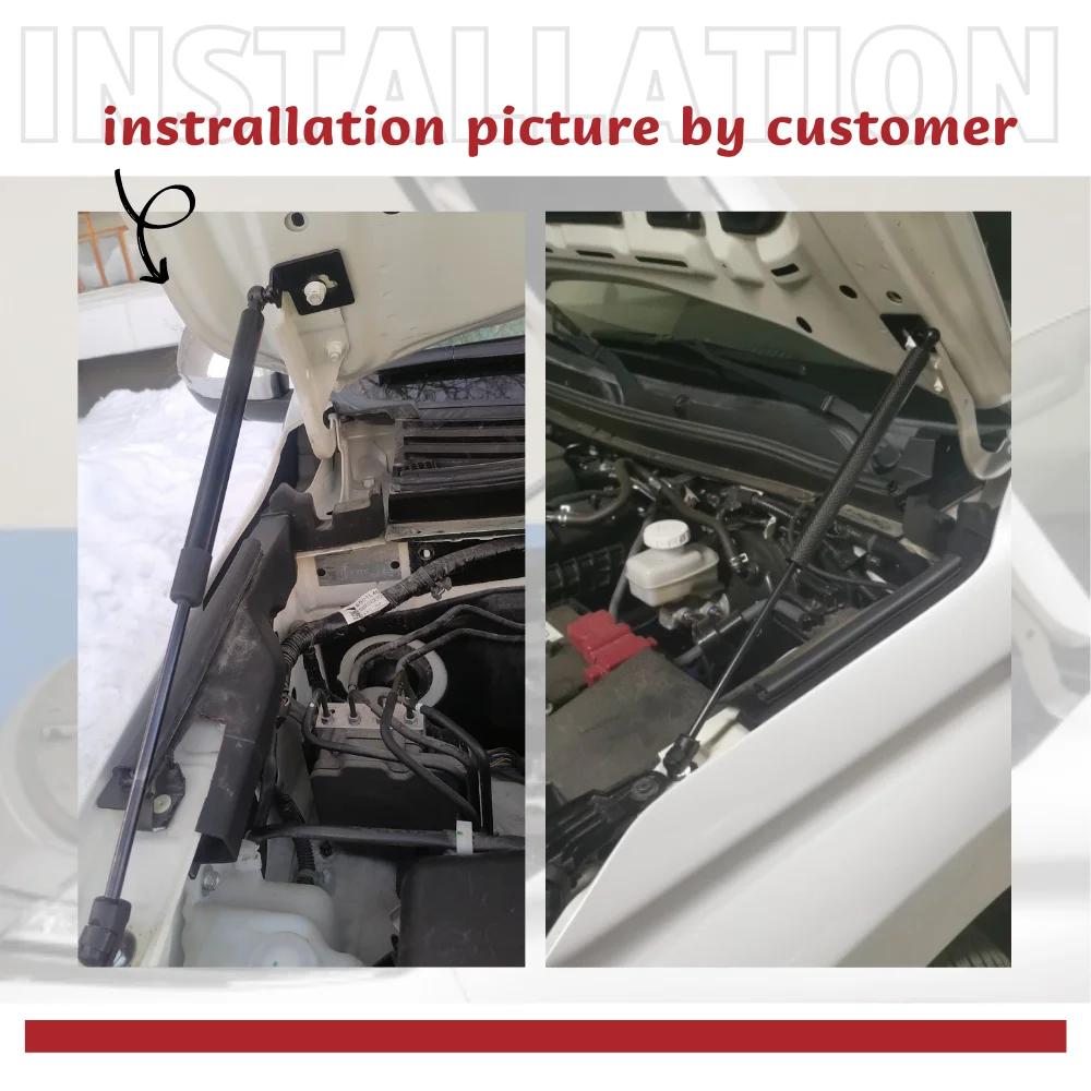 for Mitsubishi Pajero Sport III KR/KS/QE/QF 2015-present Auto Front Hood Bonnet Modify Gas Struts Lift Support Shock Damper