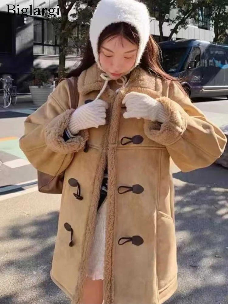 

Осень-зима лоскутное пальто из овечьей шерсти женское корейское стильное свободное модное женское пальто с длинным рукавом женские пальто миди