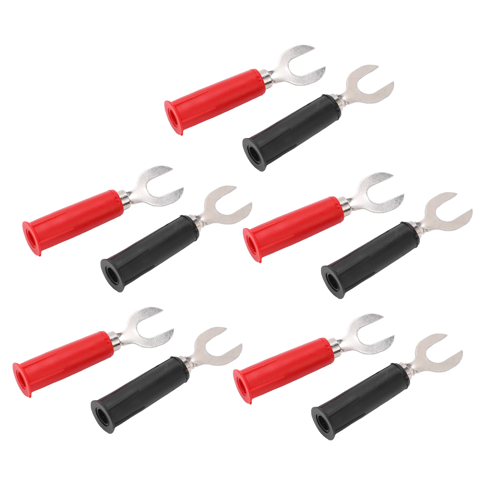 U Shaped Plug J.20019 6mm U Shaped Plug High Pressure Resistant U Type to Banana Plug Adapter with 4mm Jack Y Shape Plug