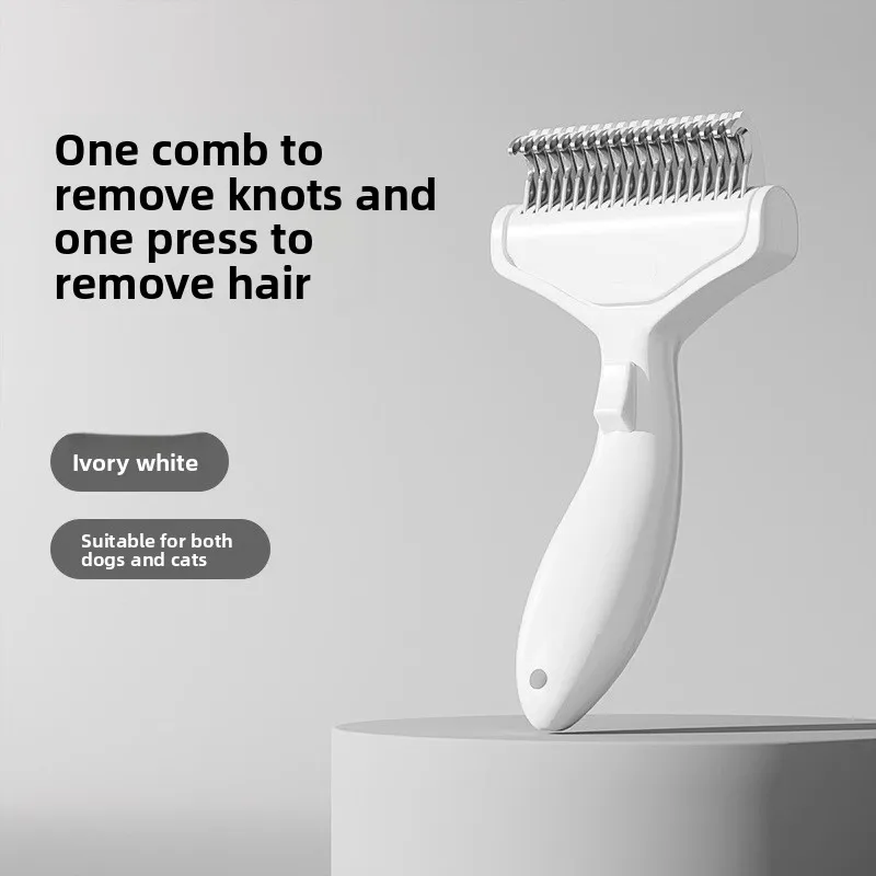 

Pet Knot Comb, Cat specific Floating Hair Comb, Dog Thinning Brush Tool, Stainless Steel Pet Accessories