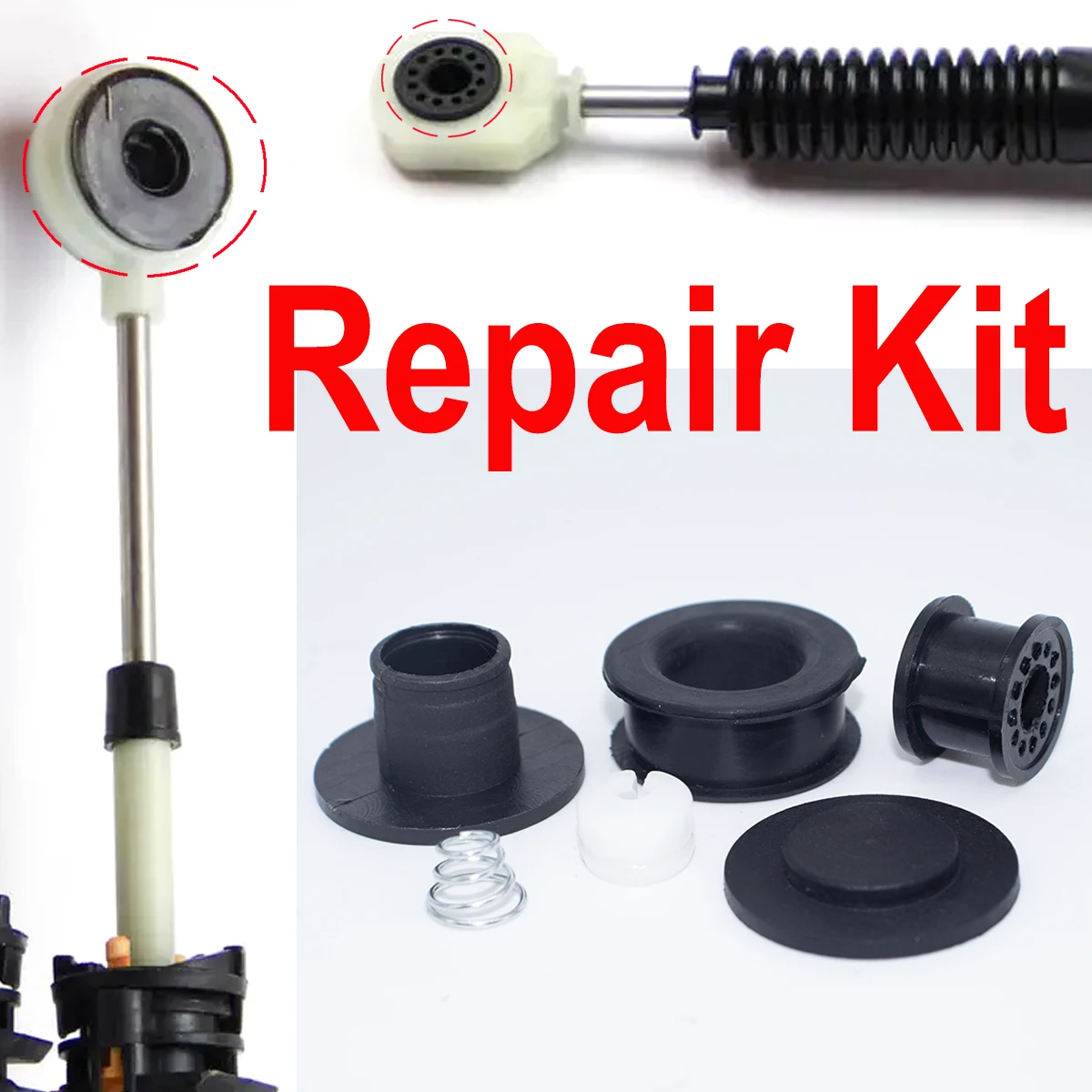 Schaltkabelbuchse für Ford Focus 2 MK1 1998 2002 2003 2004 2005 2006 2008 2010, Schalthebel-Auswahlhebel-End-Pivot