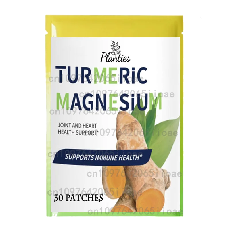 

30 Patches Turmeric Curcumin Transdermal Patches Antioxidant for Joint Health