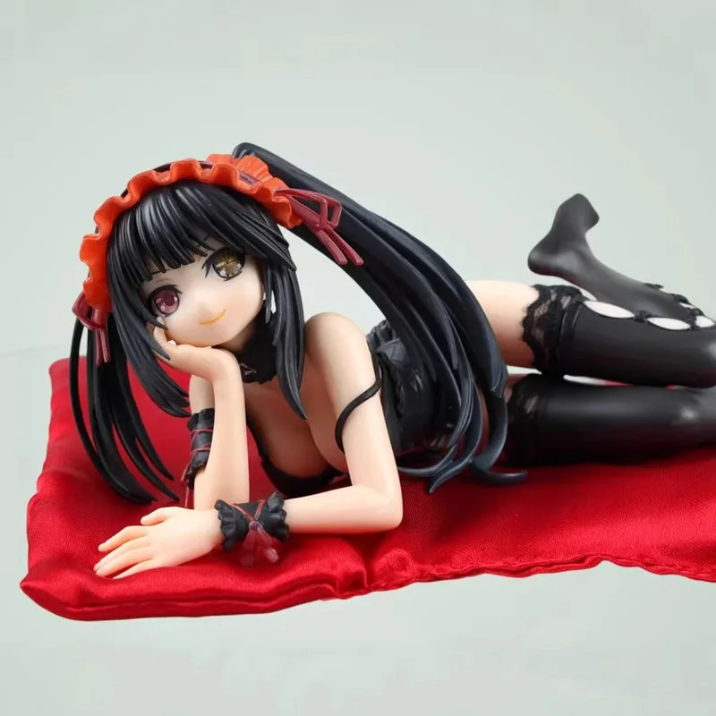 

Аниме-фигурка Date A Live Куроми Токисаки в спящей позе, красивая девушка, модель из ПВХ, коллекционная игрушка, украшение для рабочего стола, подарок для фанатов