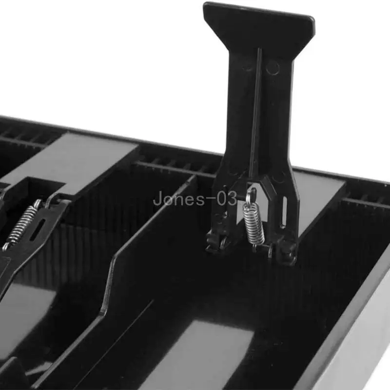 Q6PE Cash Register Drawer Insert Tray 3 Bill/3 Coin Slots with Clip for Money Storage