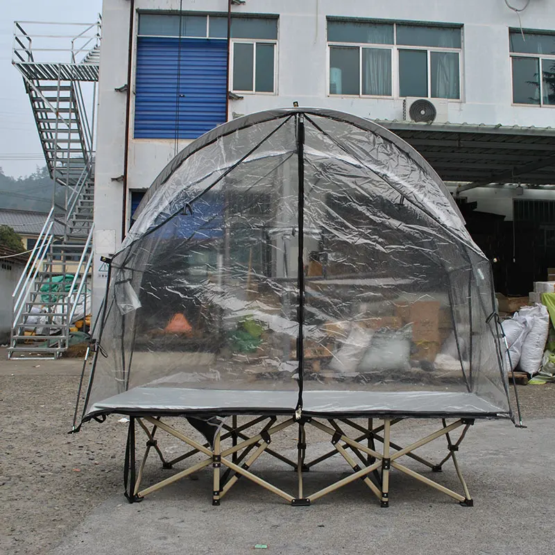 

Clear Tent Outdoor,All Weather Tent,Pop Up Transparent Tent,2 Person Clear Tent Outdoor Living Waterproof,Not Include Cot