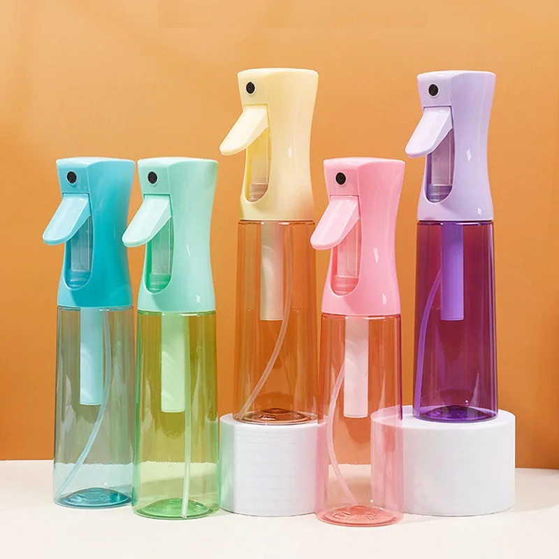 Botella pulverizadora de alta presión de 300ml, regadera recargable de niebla continua para salón, barbero, planta pulverizadora automática, señor 286