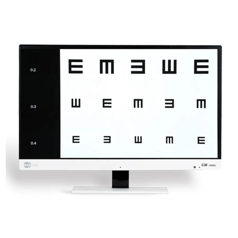 CM-1900C optometry instrument Optotypes Astigmatism LCD visual chart