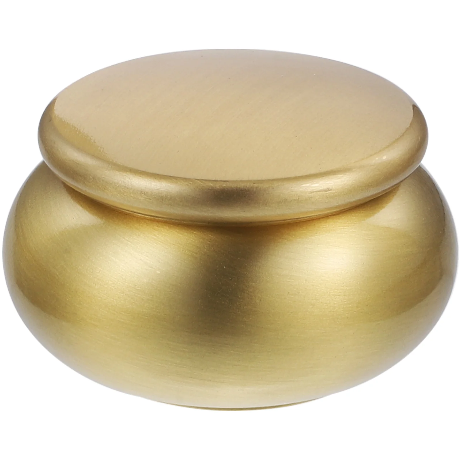 

Human Ashes Urn Cremation Metal Can Sealed Storage High Lid Incense Powder Coffee Container Mini Canister Pet Sturdy Jar Copper