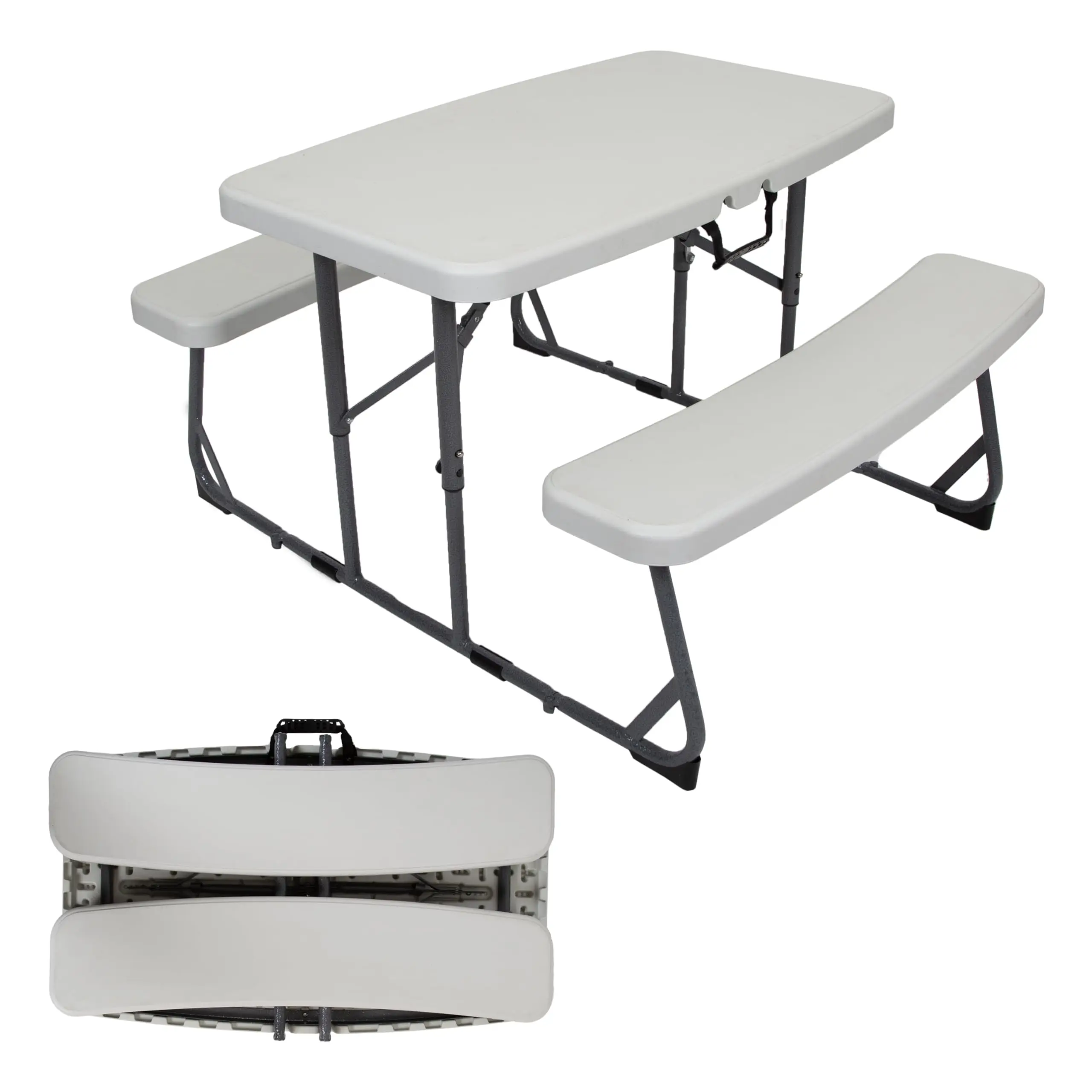 

Compact Kids Picnic Table (G-940), White