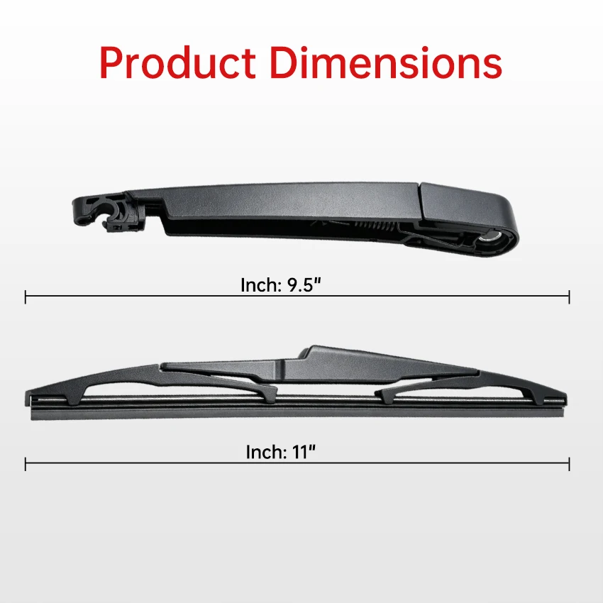 Car Windscreen Rear Wiper Blade Windshield Wiper Arm Blades For Kia Carens 2013-2019 Kia Sorento 2015-2019 Back Windscreen Wiper