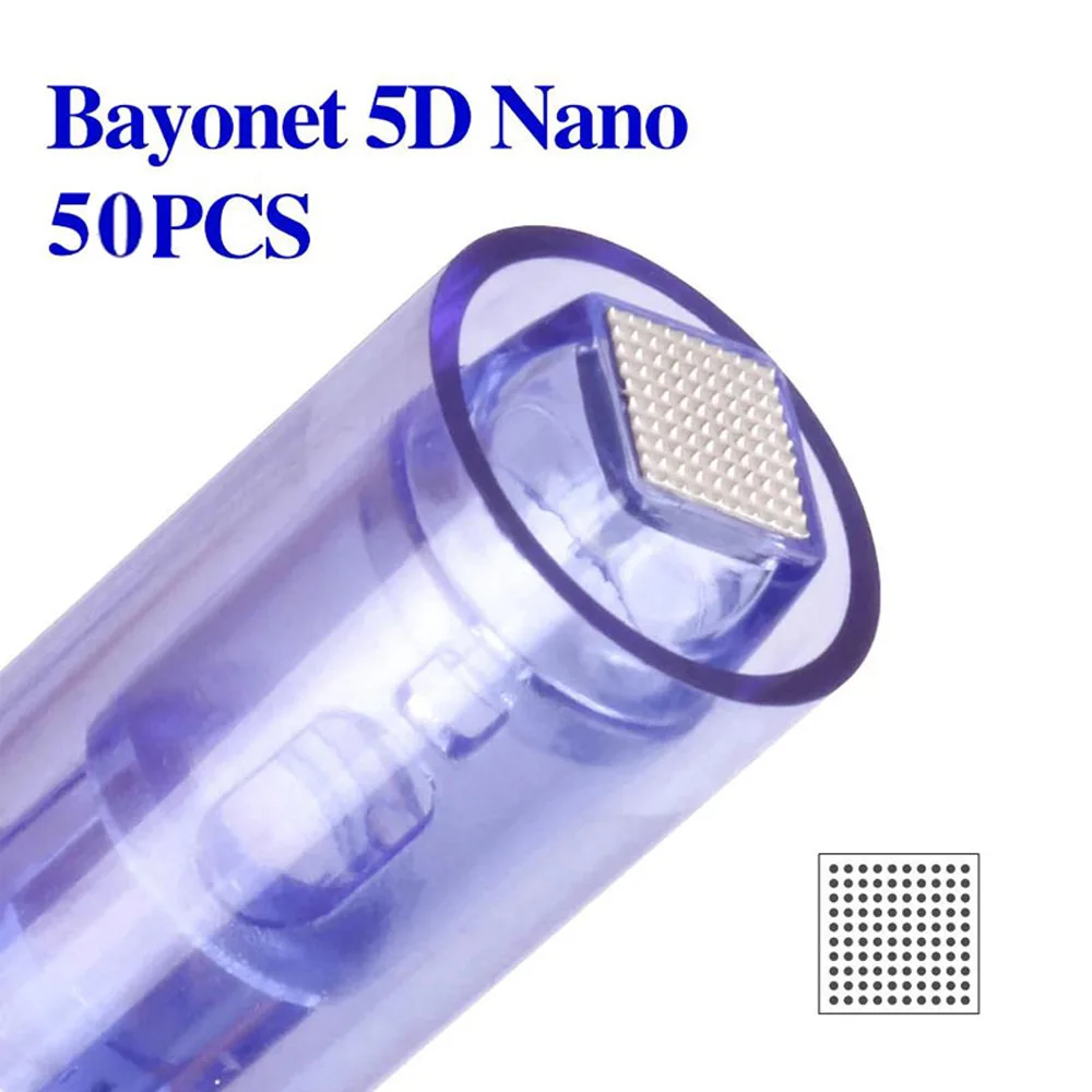 A6 Bajonet Cartridge Naald 50/100 stuks voor A6 Dr Pen Microneedling Micro Naalden Wegwerp Vervanging Tips 9 12 36 42pin Ronde