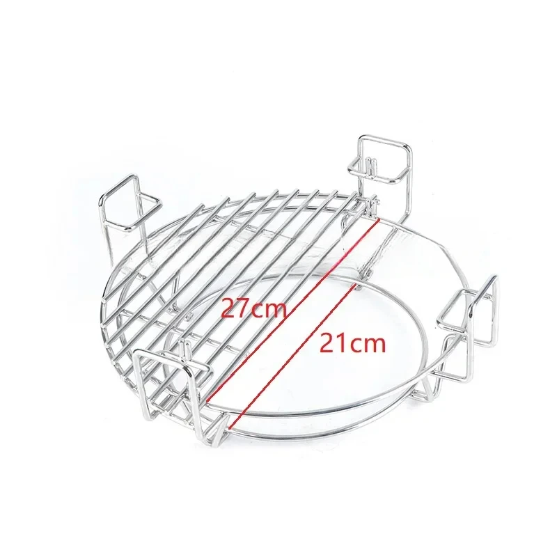 Divide And Conquer Cooking System For 16 Inch High Quality Round Kamado BBQ Grill Accessories