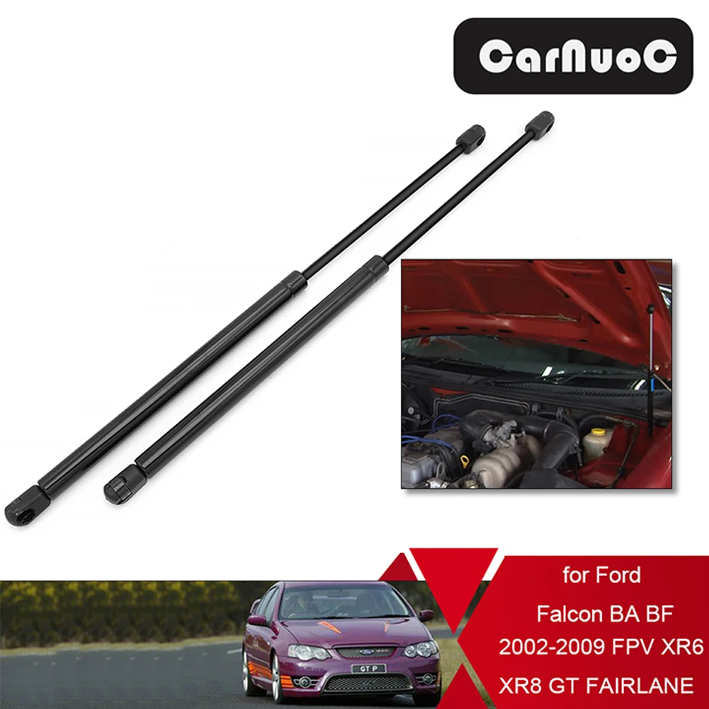 

2Pcs For Ford Falcon BA BF 2002-2009 FPV XR6 XR8 GT FAIRLANE Car Front Hood Steel Lift Supports Shock Struts Car Accessories