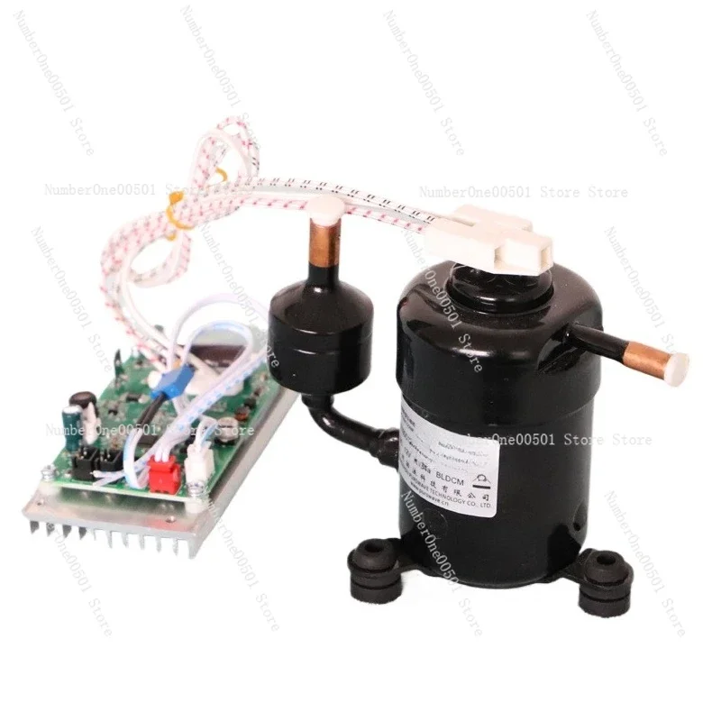 Ultra Compact DC Compressor 12V 24V 48V Multi Voltage 400W Cooling Mini Air Conditioner Core Refrigeration Unit