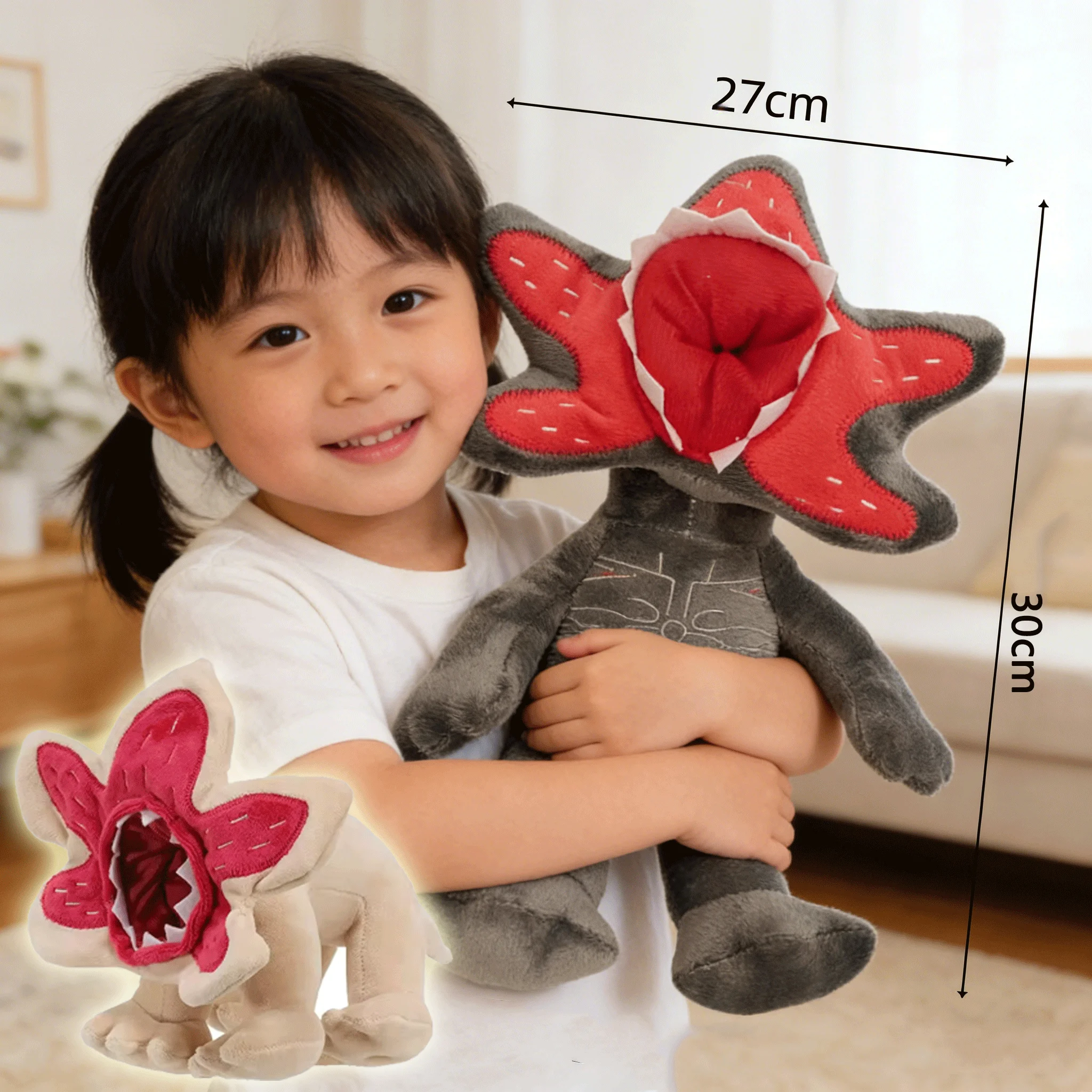 Urocze pluszaki Demogorgon, postacie z kreskówek, zabawki pluszowe, prezenty urodzinowe dla dzieci, chłopców, dziewczynek na Halloween.