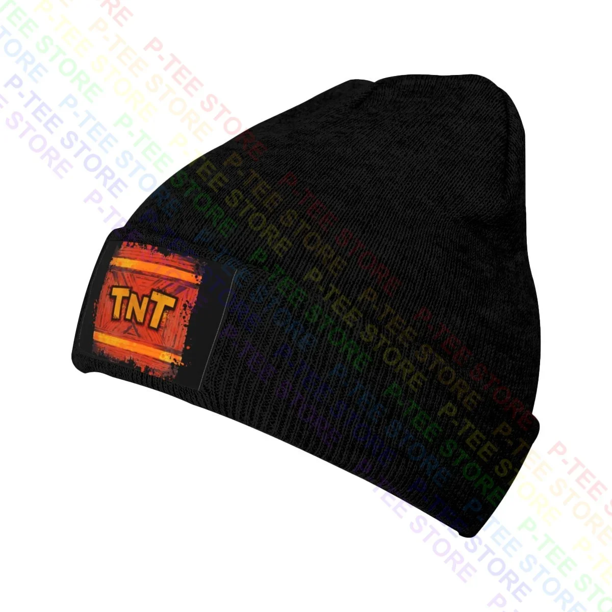 Crash Bandicoot Tnt Box Explosive Gaming Knitted Beanie Hat Beanies Cap Pop Premium High Quality