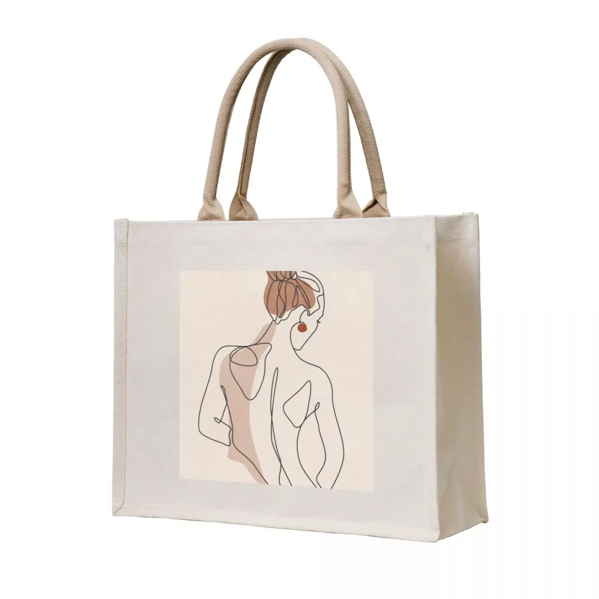 

Line Woman Body Tote Bag tote bags aesthetic the tote bag bags cloth bags