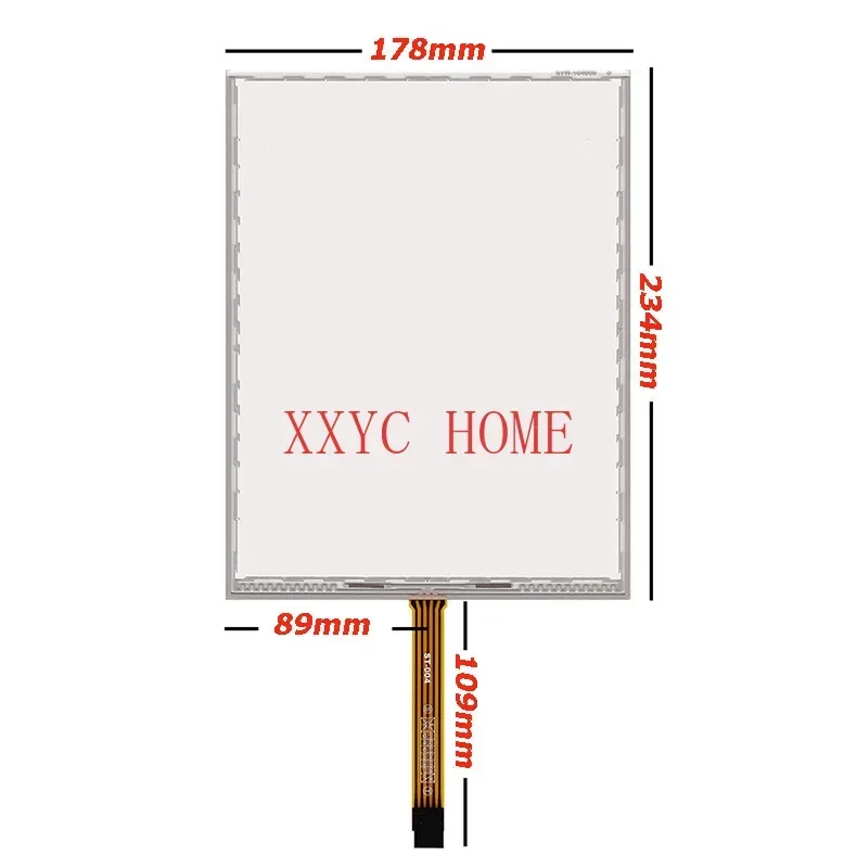 

10.4inch 5-Wire 2507 AMT2507 Resistive Glass Touch Screen Panel 234*178mm