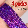 4 paquetes de color morado