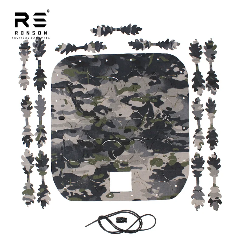 Australia MMPU NAVY Camouflage 3D Laser Cut Tactical FAST Helmet Scrim Cover Airsoft Paintball Personal Defense Scrim NIR