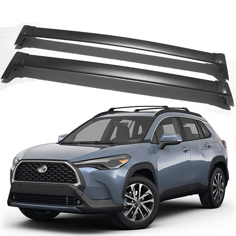 OEM Style Car Roof Rack For Toyota Corolla Cross 2020-2024 Rails Bar Luggage Carrier Bars top Cross bar Rack Rail Accessories