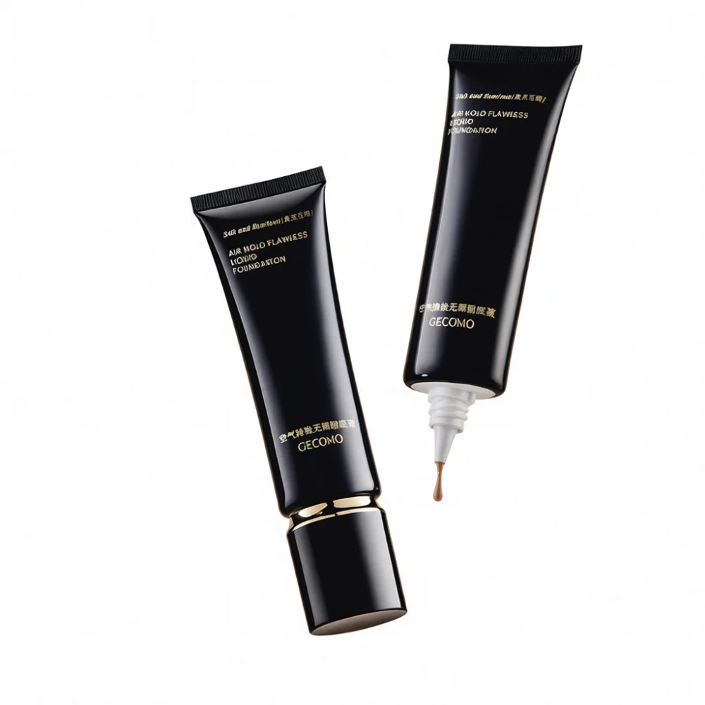 GECOMO Air Texture Liquid Foundation Natural Matte Concealer Long Wear Makeup Base Pore Refining Fade Blemish Face Cream