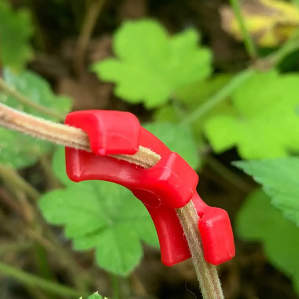 Durable 10-100pcs 90 Degree Plant Bender for Low Stress Training LST Method Garden Supplies Reusable Plastic Stem Clip Branch