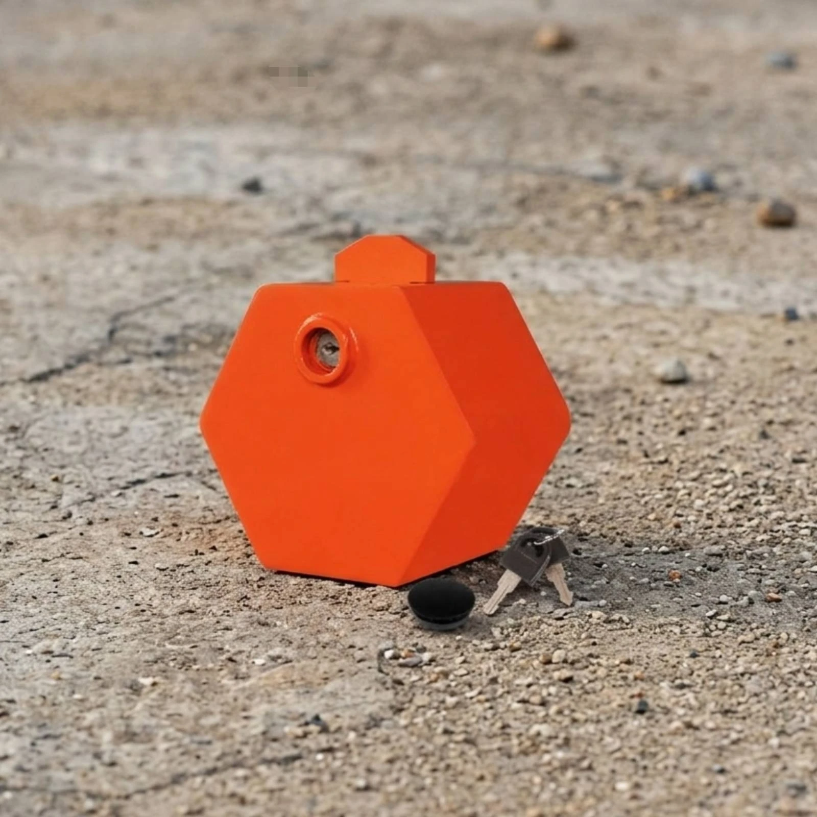Trailer Hitch Coupler Lock Heavy Duty Trailer Coupler Lock Tamper Resistant Weatherproof for Storage Areas, Parking Lots