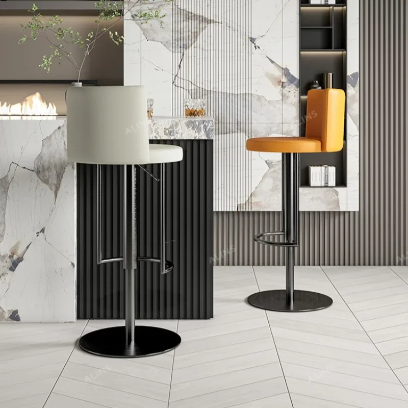 Sillas De Bar creativas De lujo, taburetes De Bar cómodos De moda personalizados para apartamento, Sillas De Bar únicas, decoración del hogar