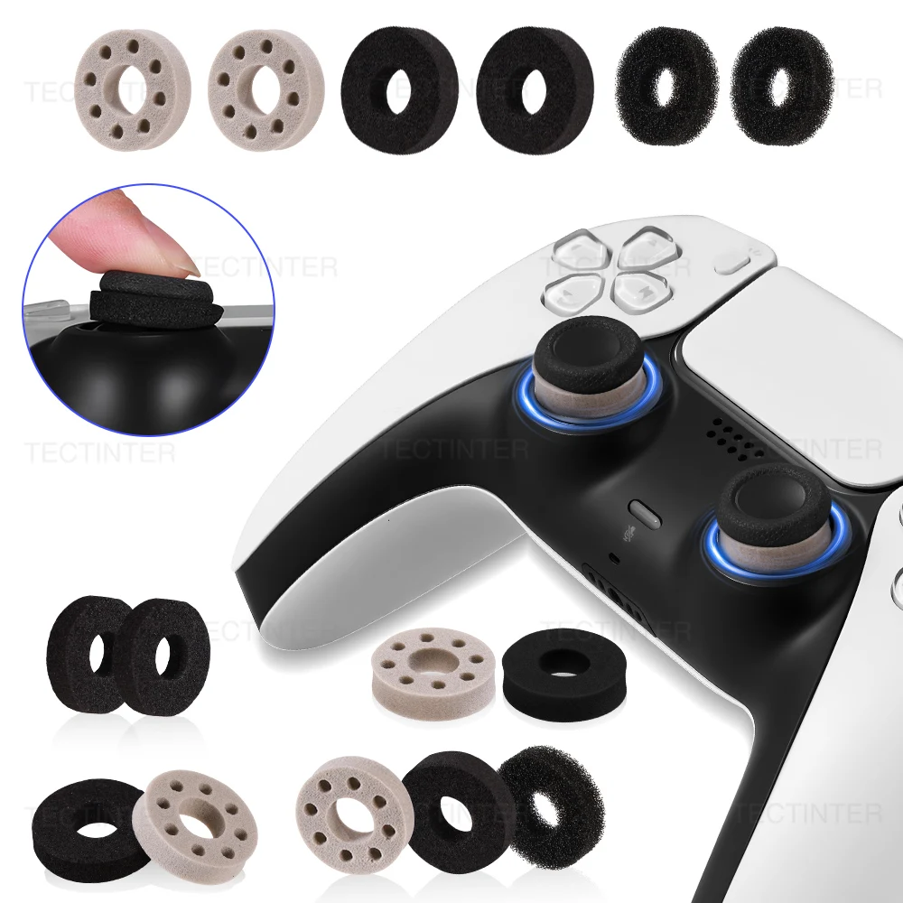 12Pcs/Set Soft Aim Assist Sponge Ring For PS5/PS4/Xbox/Switch 2 Joystick Controller Gamepad Precision Target Ring Motion Control