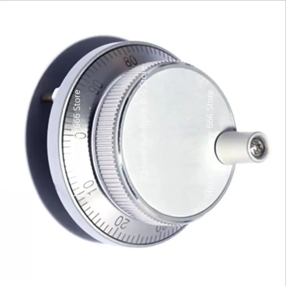 CNC Pulser Hand Wheel 5V 60mm 100PPR Manual Pulse Generator Machine Rotary Encoder Electronic 4pins 6pins