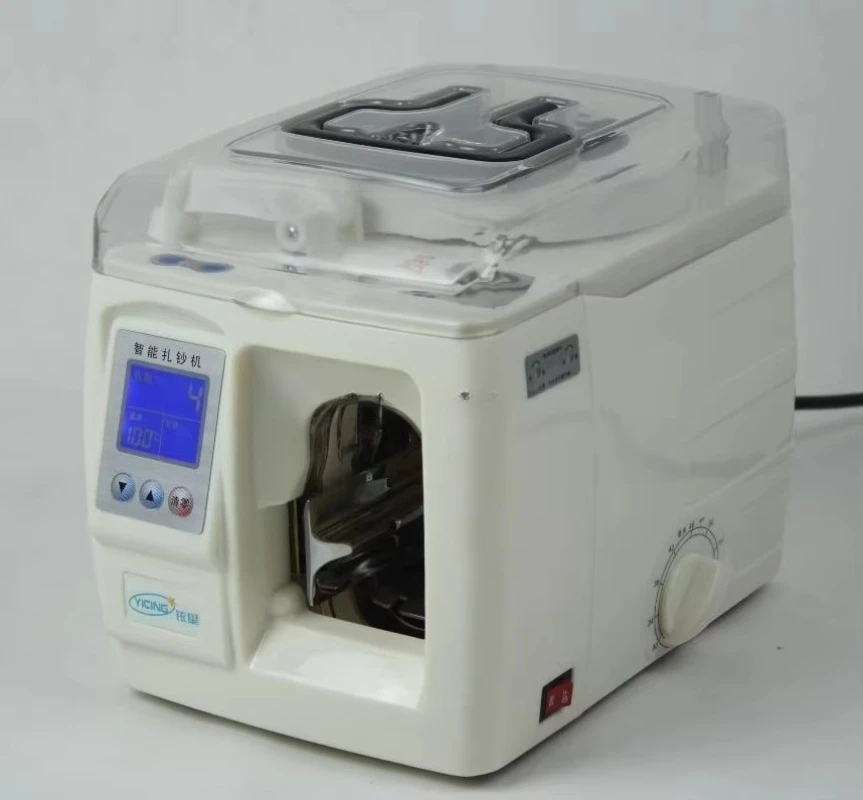 

Currency Banknote Strapping Bundling Machine With 30MM