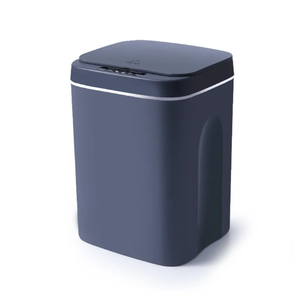 Smart Trash Can Rubbish Bucket Can Motion Sensor Touchless Inductive USB Trash Can With Lid Automatic Waste Basket