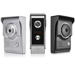 Outdoor IR Night Vision Campainha Video Intercom System, impermeável, câmera infravermelha, telefone da porta, com fio, 4 fios de cabo, 700TVL