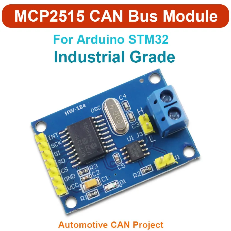 1/5/10PCS MCP2515 CAN Bus Driver Module Board TJA1050 Receiver SPI For 51 ARM Controller Interface Module For Arduino DIY Kit