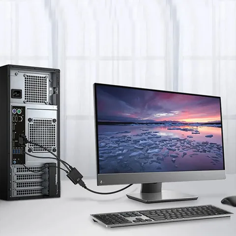 Переходник VGA-HDMI, кабель-переходник «папа-мама» со звуком 1080P VGA, адаптер для ПК, ноутбука, проектора HDTV преобразователь VHS в цифровой формат отзывы - №12