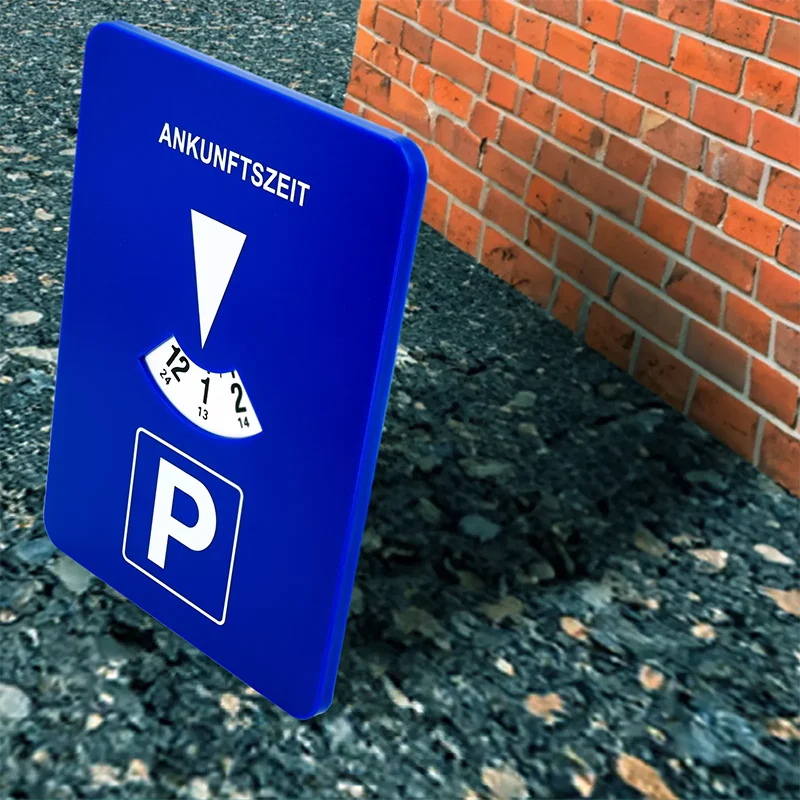 

Elektronische mitlaufende Parkscheibe Parkuhr mit Uhrwerk Uhr *NEU*