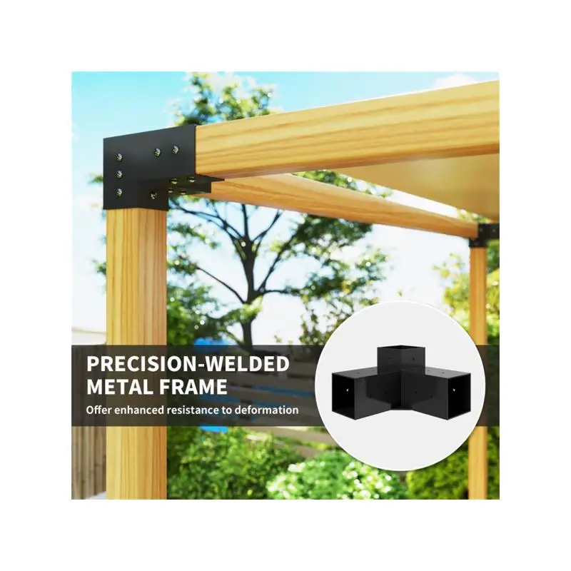 إطار مظلة محمول للظل الخارجي، نظام دعم خيمة الحماية من الأشعة فوق البنفسجية، سهل التجميع وتصميم خفيف الوزن للتخييم #6