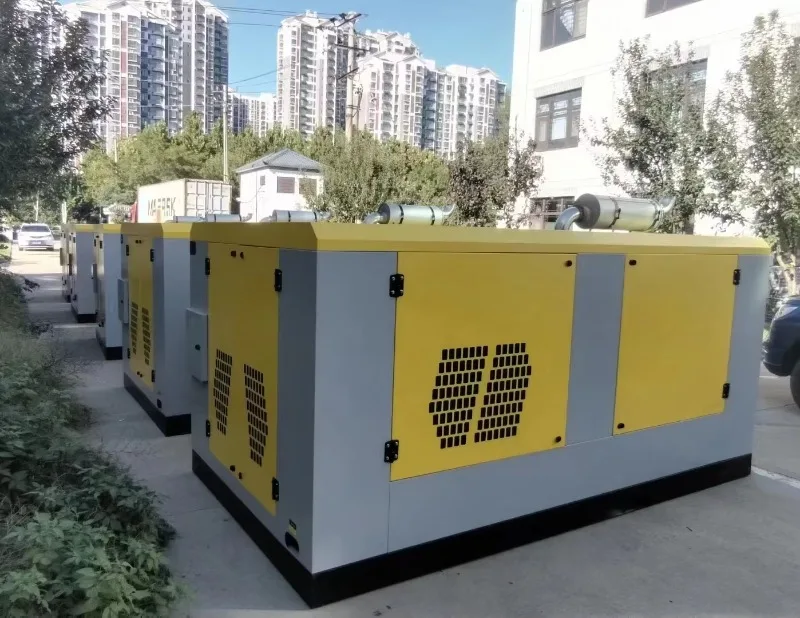 Customized Diesel Engine Screw Portable Air-Cooled Lubricated Mute Operation 5.3m/min Air Compressor For Mining