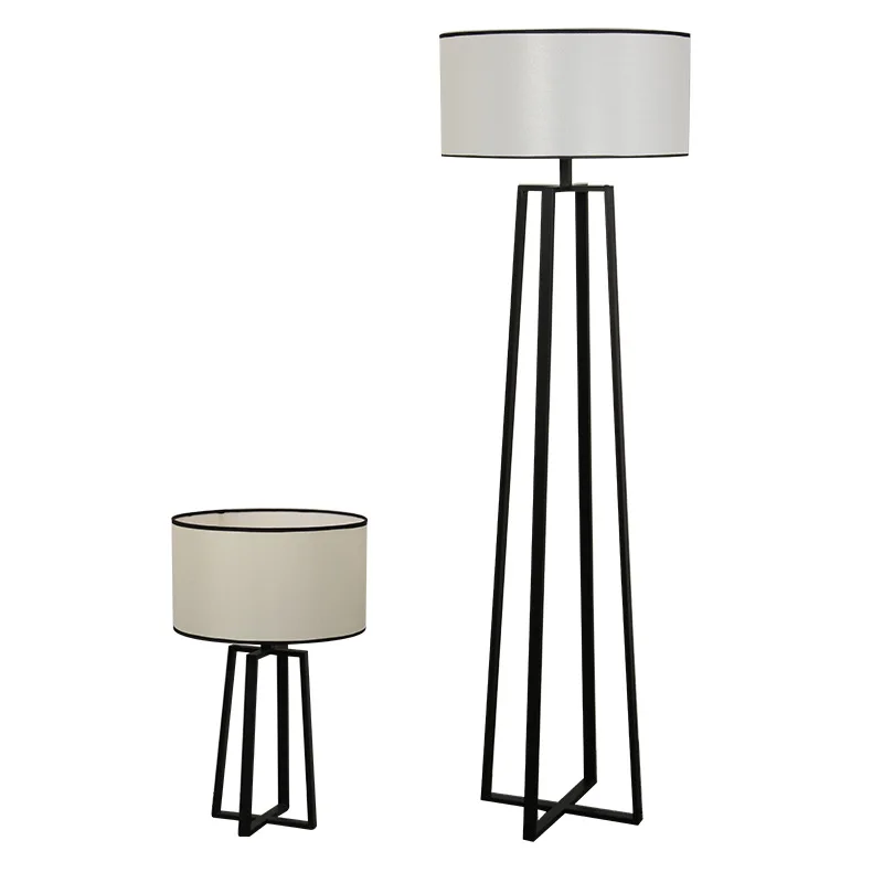 

New Chinese style, floor lamp, zen, vertical, desk lamp, living room, bedroom