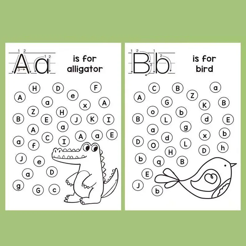 الأطفال الخط 26 الأبجدية تتبع المصنف الكتب التعليمية القلم التحكم التدريب الكتابة اليدوية كتاب للأطفال #6