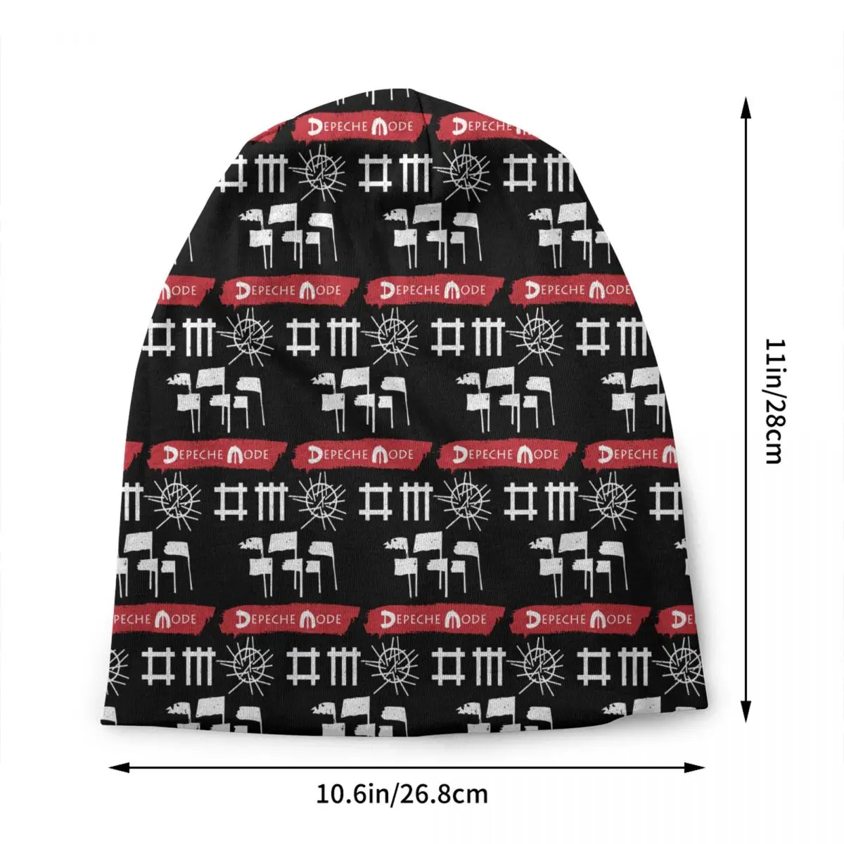 Depeche Cool Mode Electronic Rock Beanie Cap Unisex Winter Warm Bonnet Homme Knitted Hats Fashion Outdoor Skullies Beanies Hats