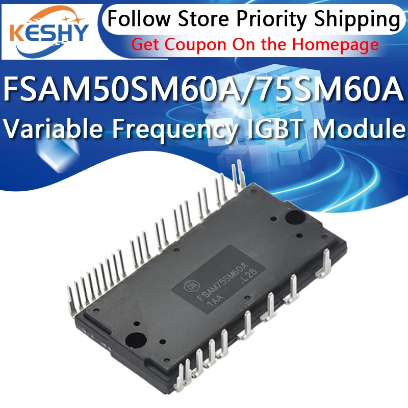 FSAM50SM60A FSAM75SM60A New and Original IGBT IPM Module Variable Frequency Air Conditioning Power Module Driving IC Chip