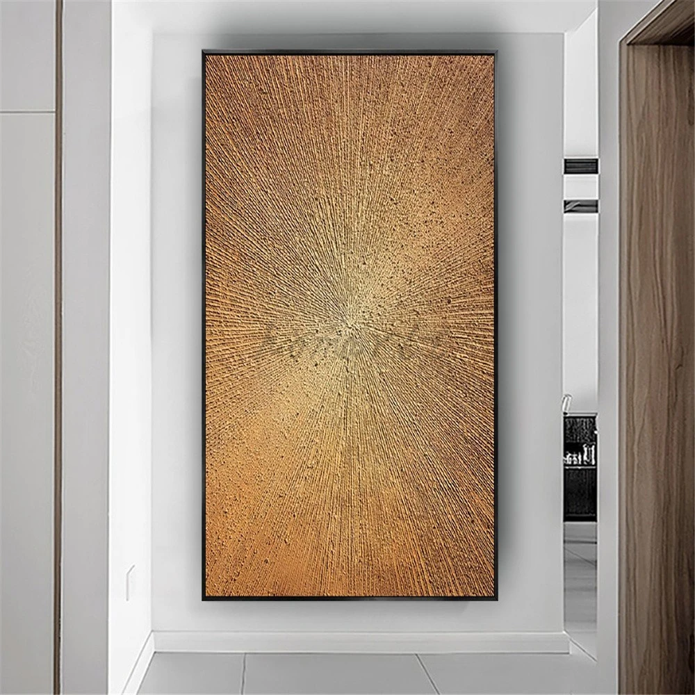 

Brown Line Drawing Abstract Dreamlike Shading Method Oil Painting On Canvas Handmade Poster Decor Home Wall Art Picture Artwork