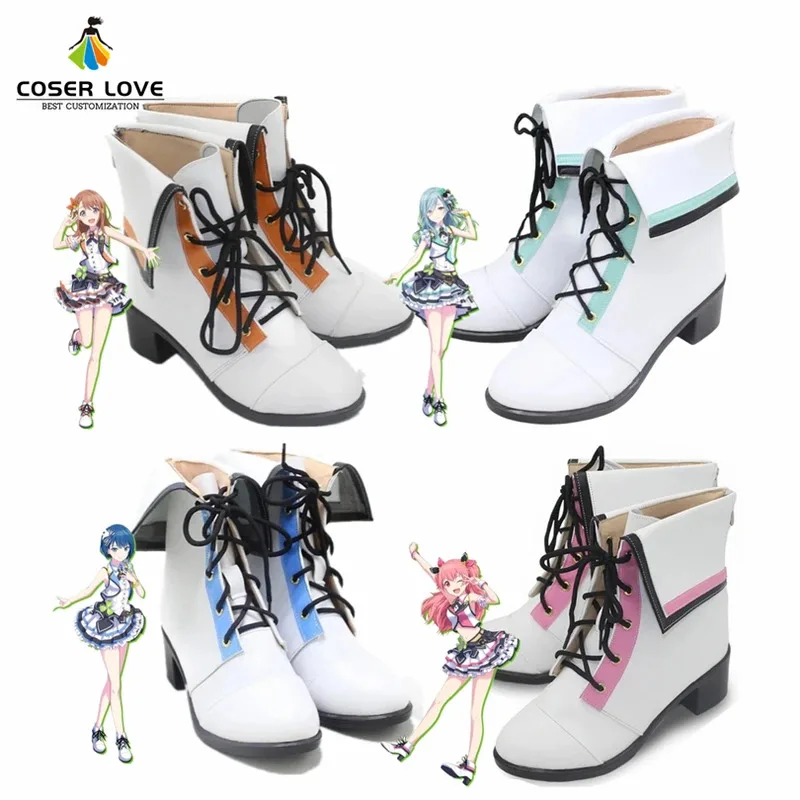 Project Sekai More Jump Hinomori Shizuku Kiritani Haruka Momoi Airi Hanasato Minori أحذية كوسبلاي مخصصة أحذية yi;4