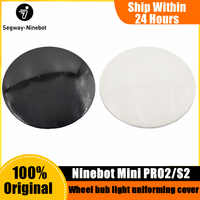 Original Wheel Hub Light Uniforming Cover For Ninebot By Segway Mini PRO 2 S2 Self-Balancing Scooter Black White Wheel Hub Cover